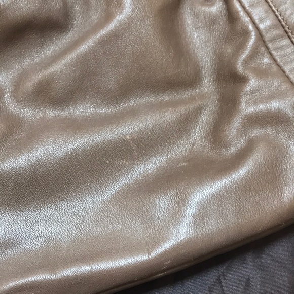 Used leather Coach mushroom color purse. - Picture 6 of 8